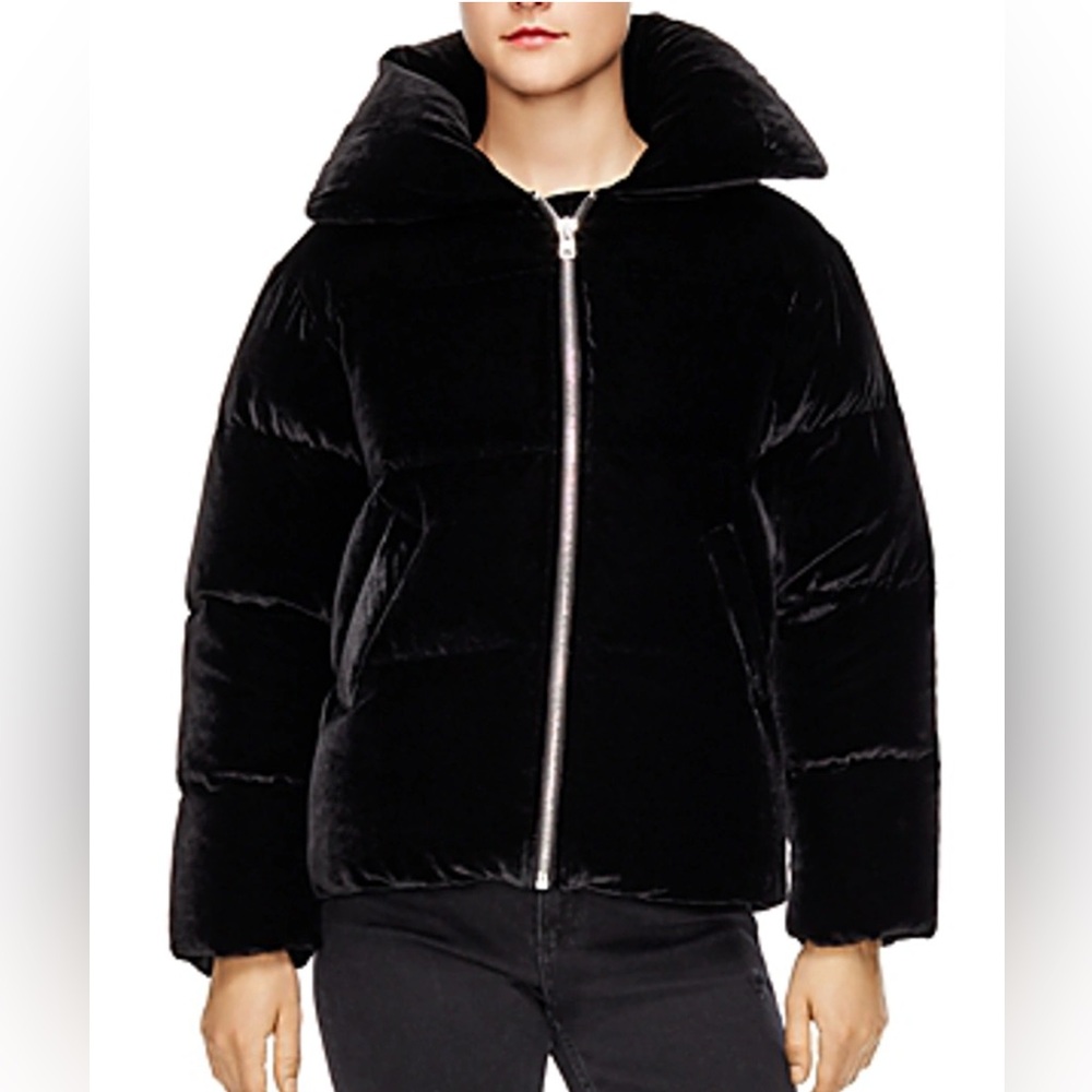 Sandro Velvet Black Jacket